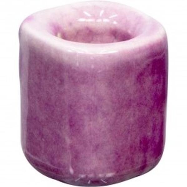 Ceramic Chime Candle Holder Pink