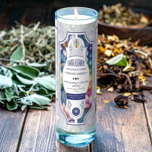 Chakra Alignment Prayer Candle