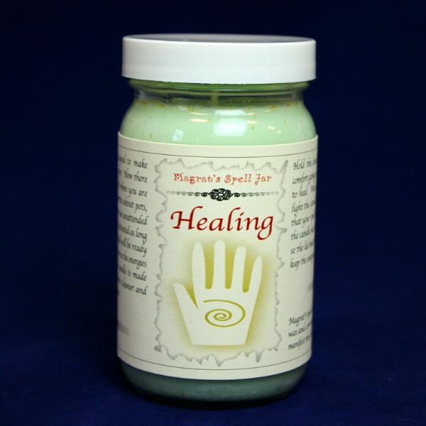 Healing Spell Jar Candle