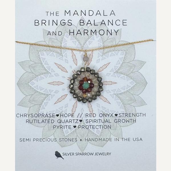 Mandala Necklace: Hope