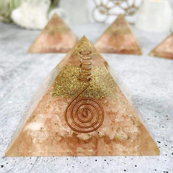 Orgone Pyramid Rose Quartz