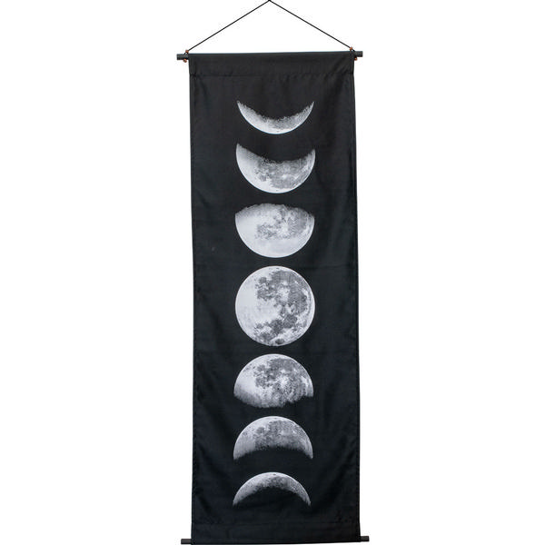 Moon Phases Cotton Banner