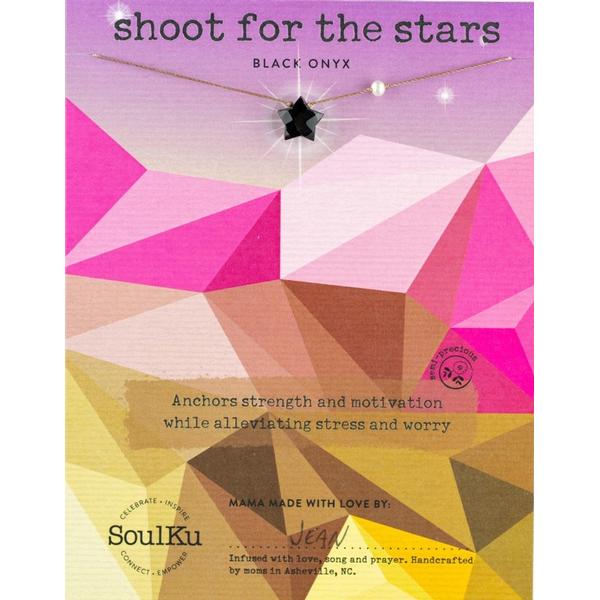 Shoot for the Stars Necklace Onyx