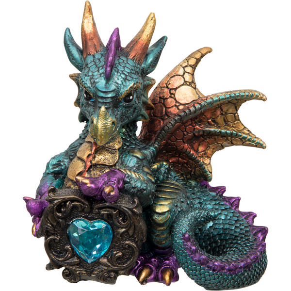 Baby Aqua Dragon Figurine