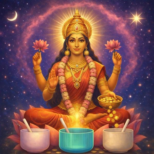 Lakshmi's Golden Current of Abundance: A Sacred Sound Journey & Quantum Heart Field Activation