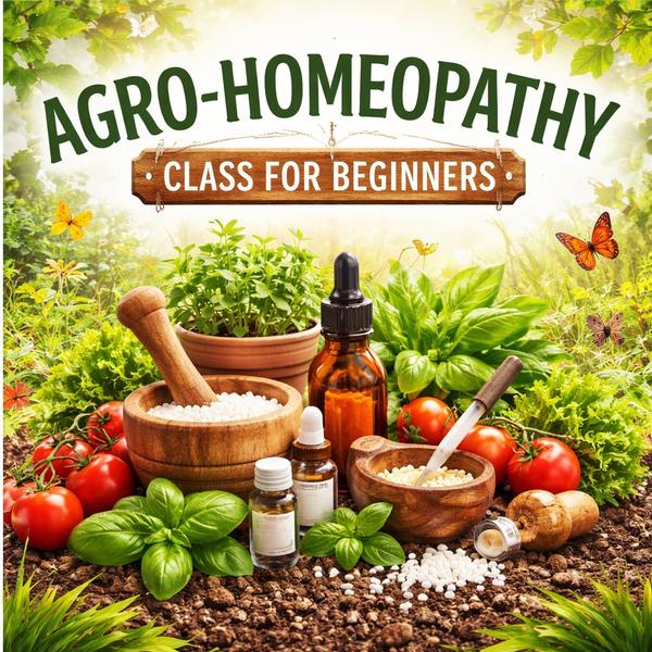 Agro-Homeopathy for Beginners: Spring Basics for Growing Healthy Plants