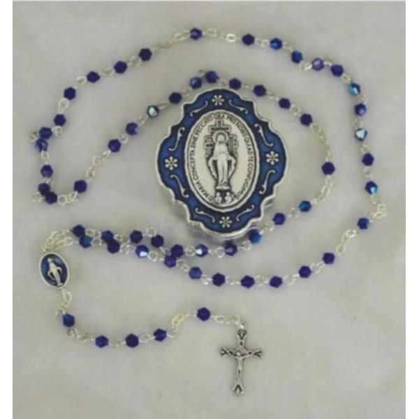 Miraculous Medal Rosary and Box