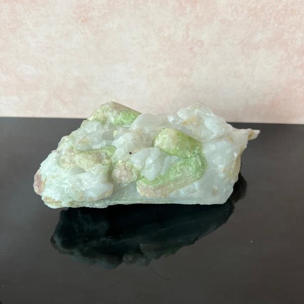 Epidote in Quartz/Green Tourmaline