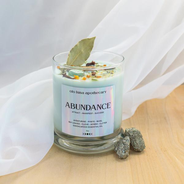 Abundance Intention Candle
