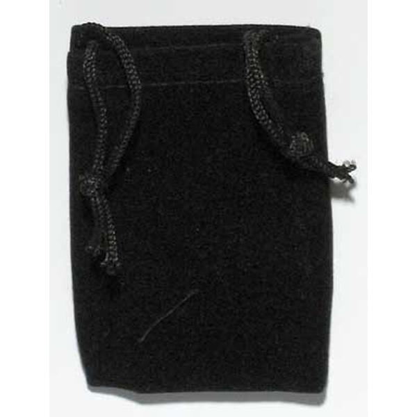 Black Velveteen Bag 2x2.5