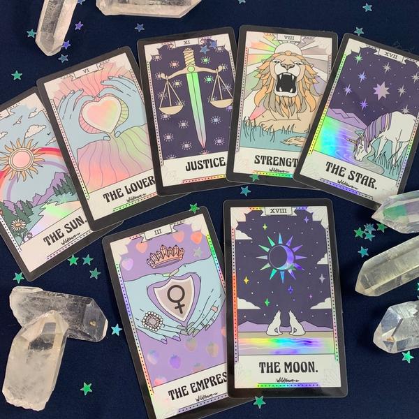 Tarot Card Stickers