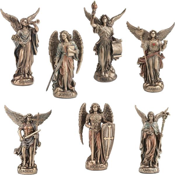 Seven Archangel Statues Set (Bronze)